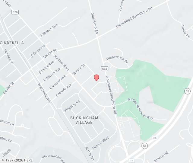 Location Map: 660 Woodbury Glassboro Rd, Suite 26A Sewell, New Jersey 08080